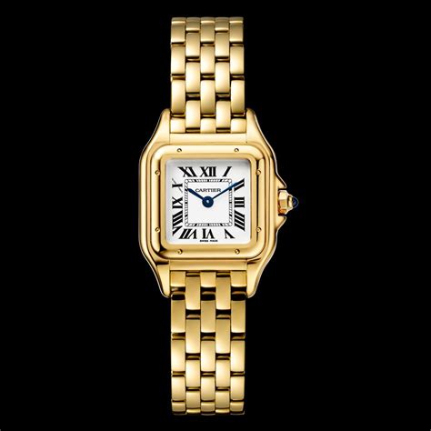 cartier small panthere watch|cartier panthere watch small gold.